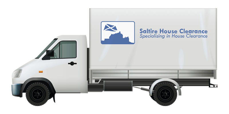 Image of the Saltire House Clearance Edinburgh Luton Van.